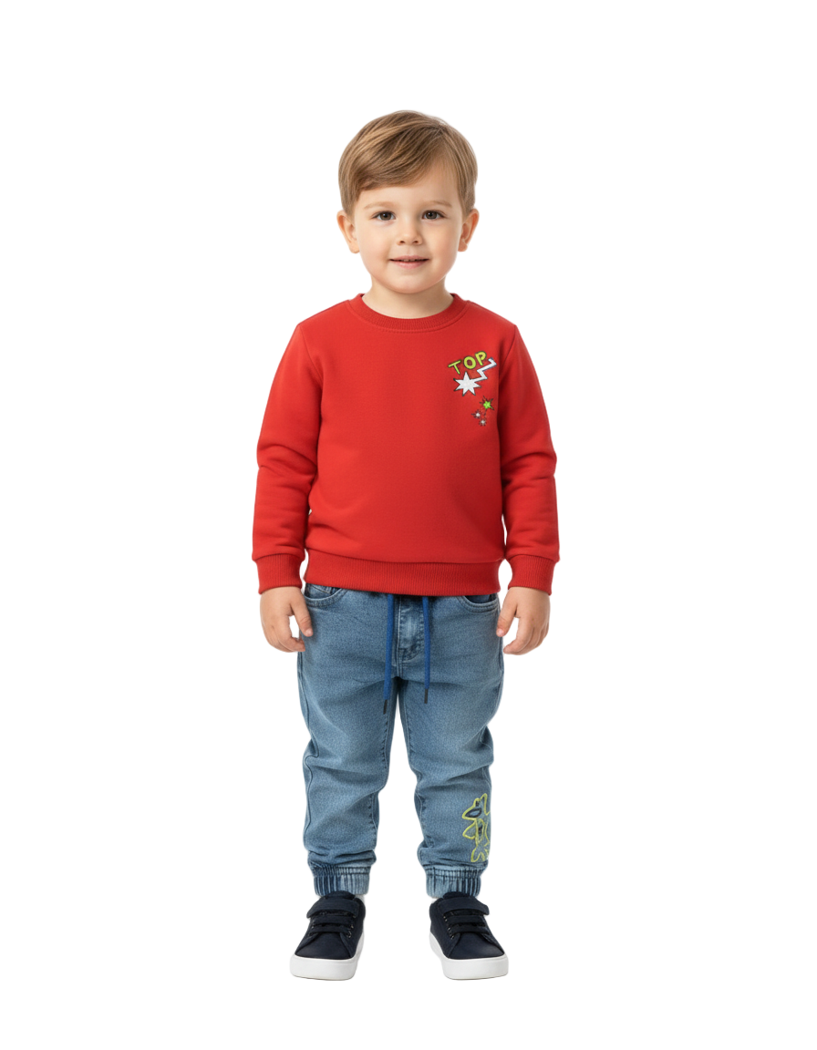 Jean avec sweat pour garçon