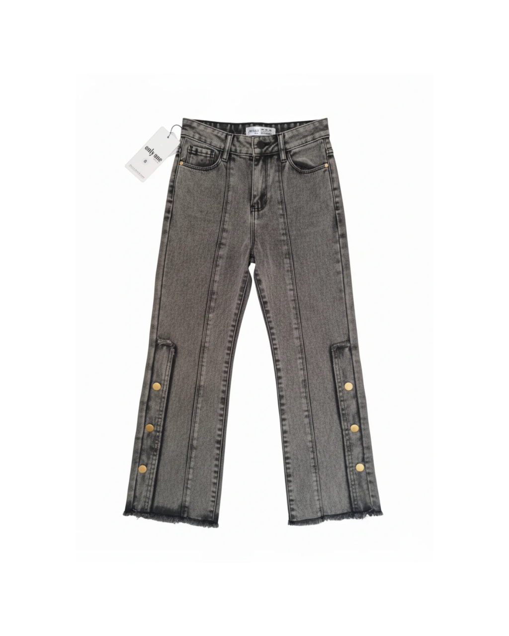 Jean avec bouton pour fille