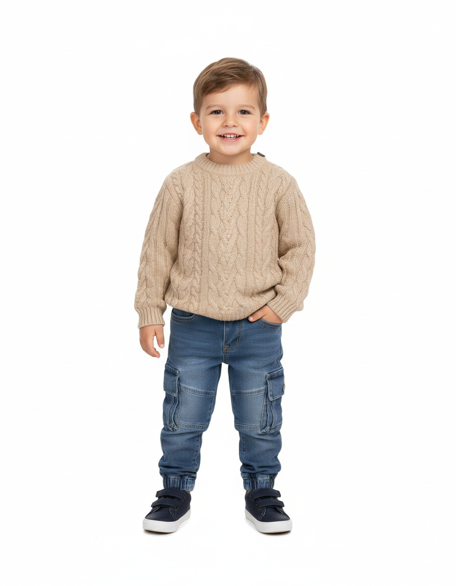 Jean avec des poches pour garçon