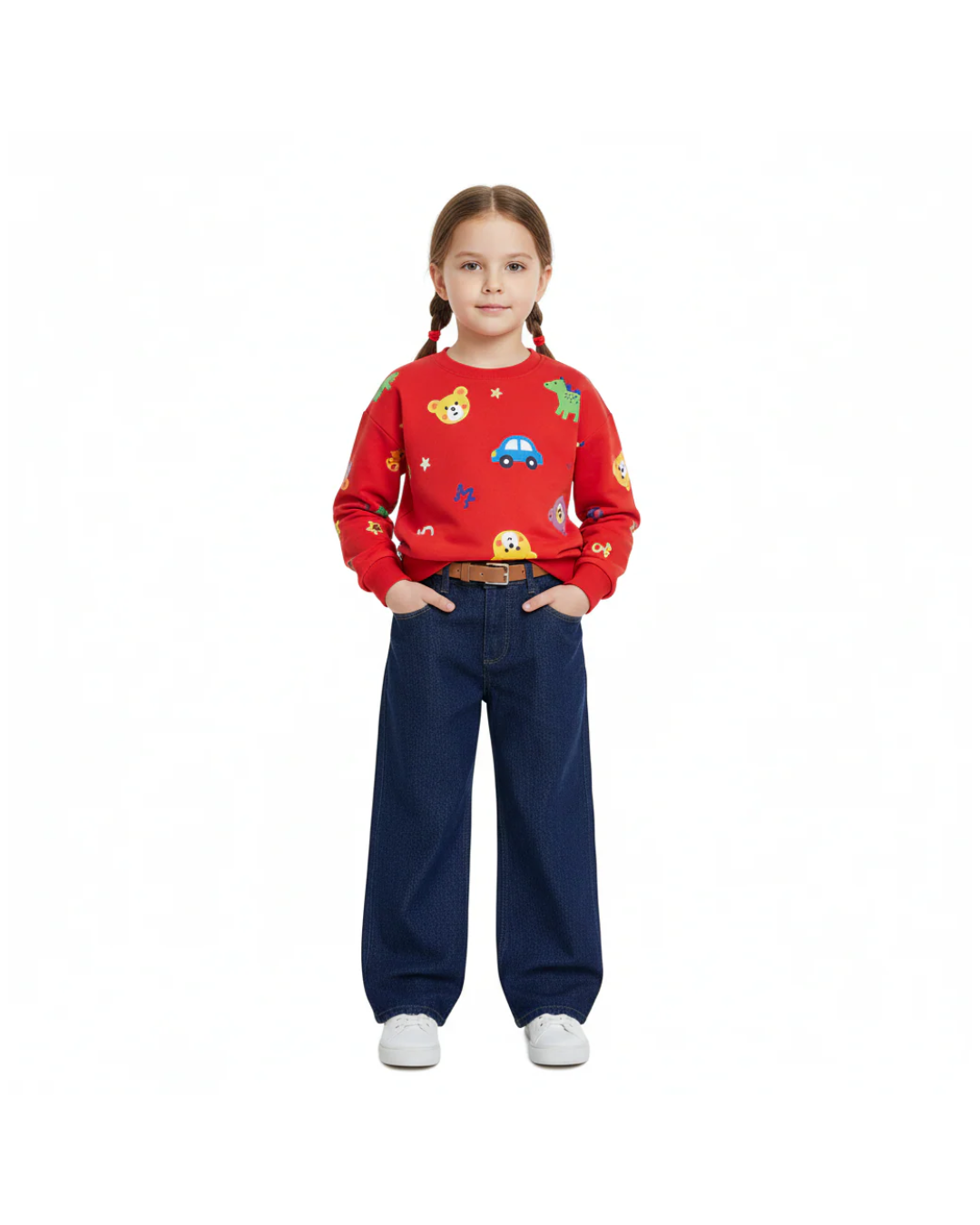 Jean évasé pour fille