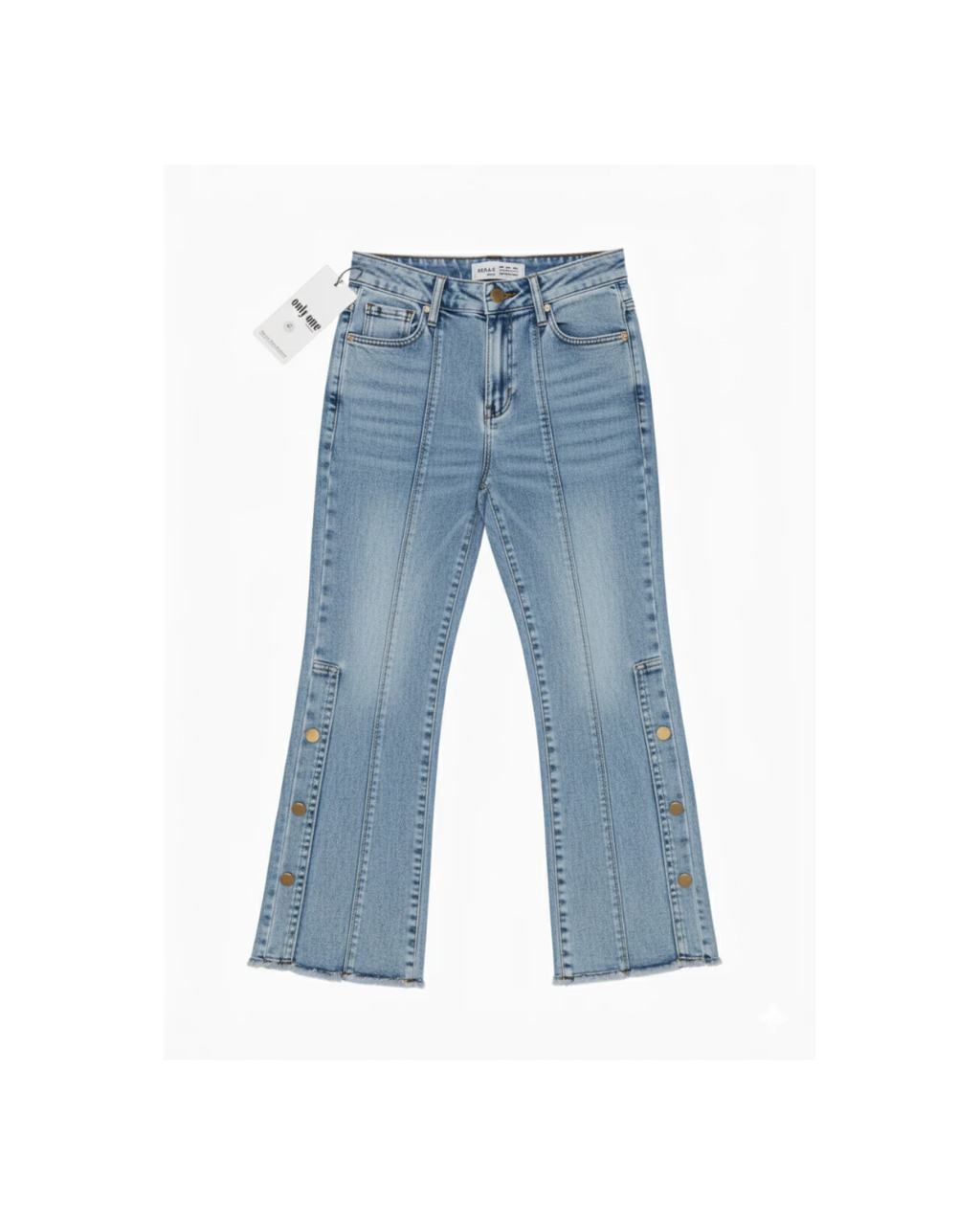 Jean avec bouton pour fille