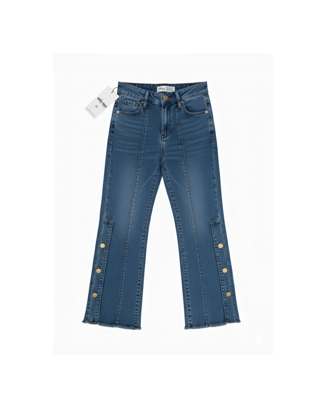 Jean avec bouton pour fille