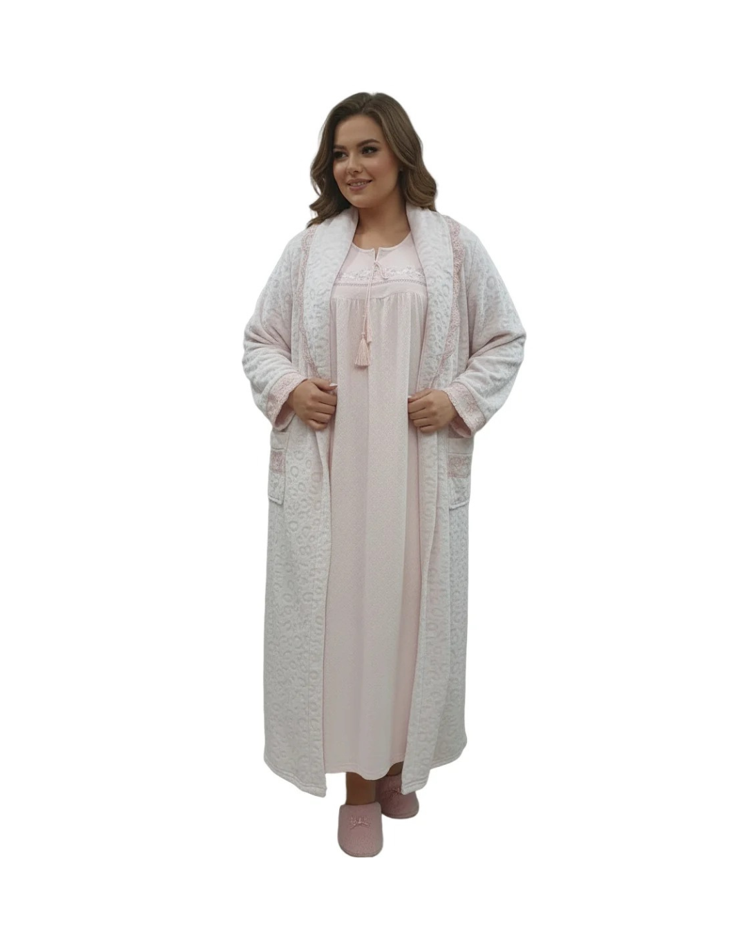 Aydine ensemble pyjama langue 2 pièces pour femme