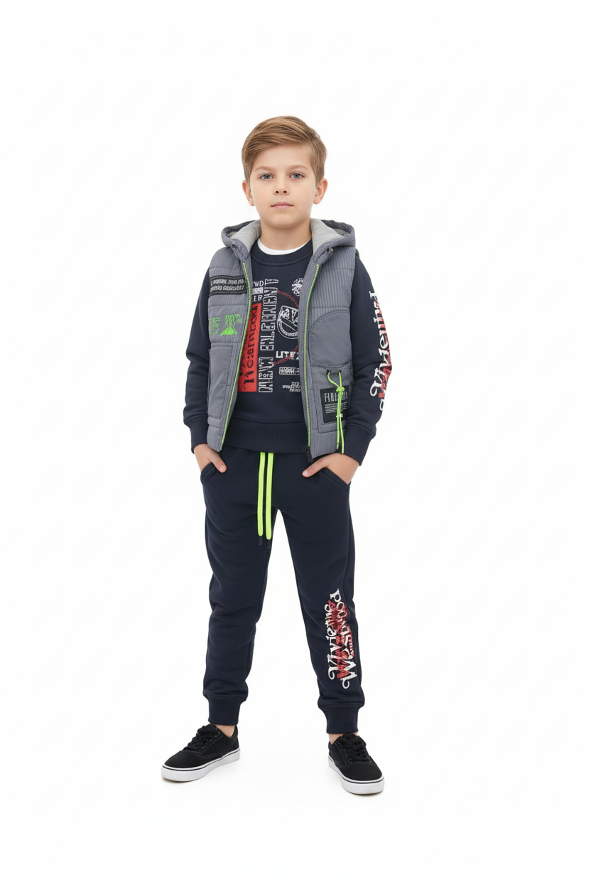 Aydine ensemble de sport 3 pièces pour garçon