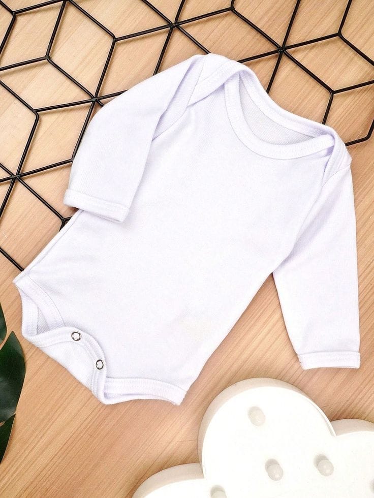Body à manches longues unisexe pour bébé