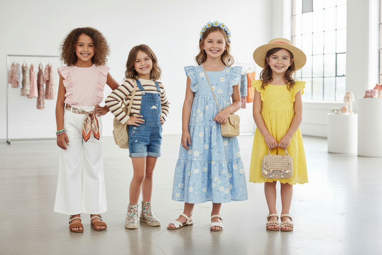 je veux des petites filles qui portent des vêtement 