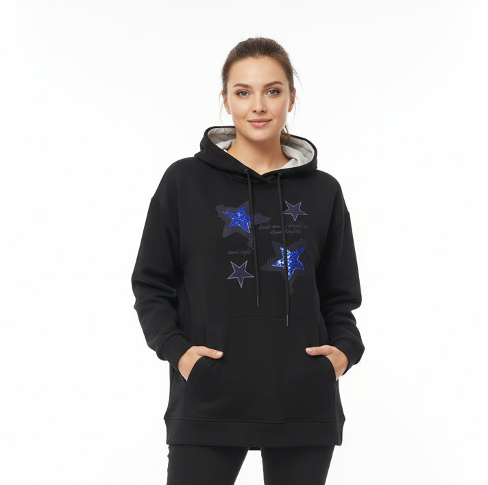 Aydine sweat avec capuche pour femme