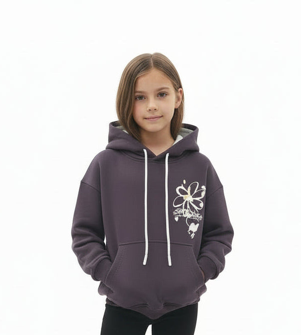 Aydine sweat avec capuche pour fille