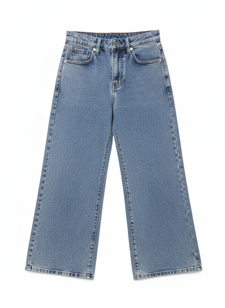 Aydine jean droit pour fille